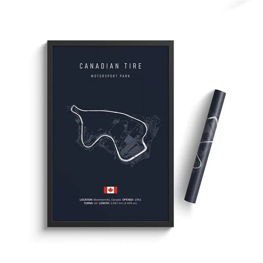 Canadian Tire Track Formula 1  Canvas Wall Decoration